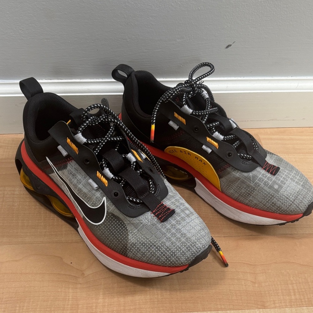 Nike Air Max Multicolor Gray/Black/Red/Yellow Running Shoes